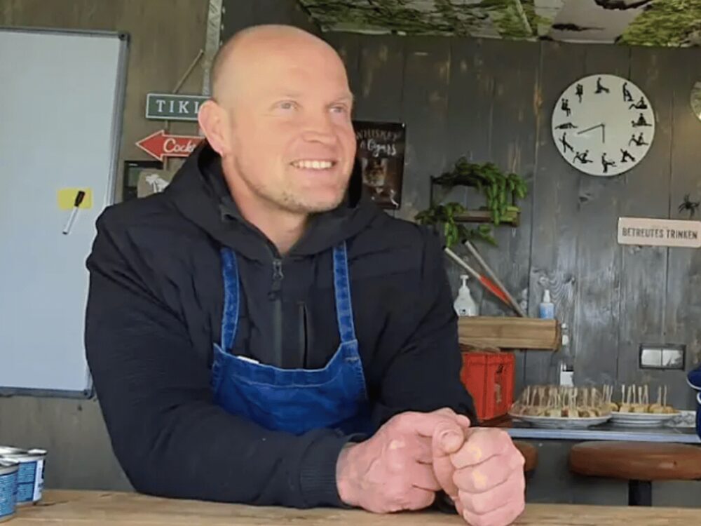 Frank Däweritz im Prana-Banana-Foodtruck